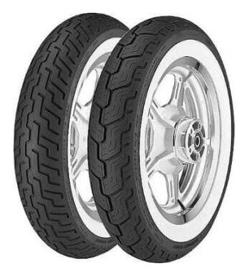 Pneu Dunlop D404 Flanc Blanc 130/90r16 67h 0 Plis Tt,www,avant,diagonal